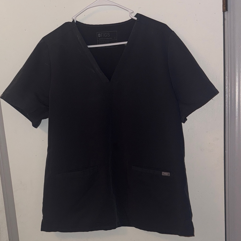 Figs grey V-Neck Scrub Top
